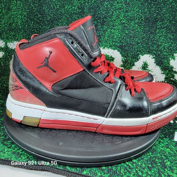 NIKE Air Jordan Old School 2 Size 11.5 Bred Toe Red and Black RARE main image 5